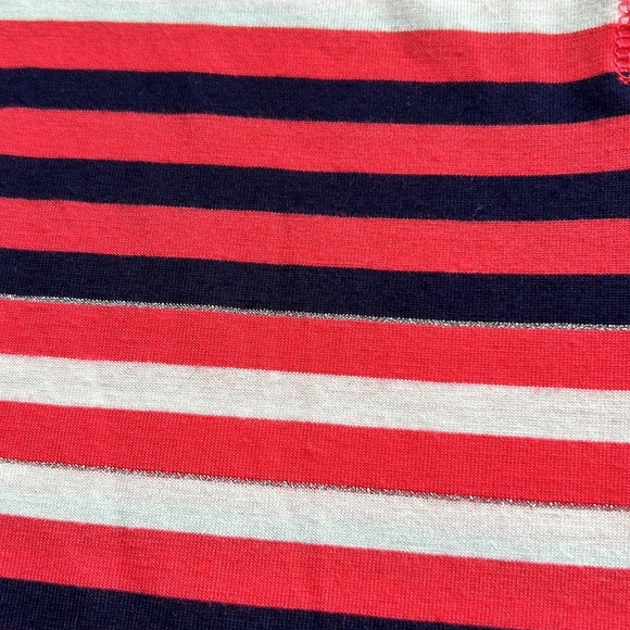 Liz Claiborne Women’s Short Sleeve Pullover Button Top NWOT XL Striped - Picture 10 of 12